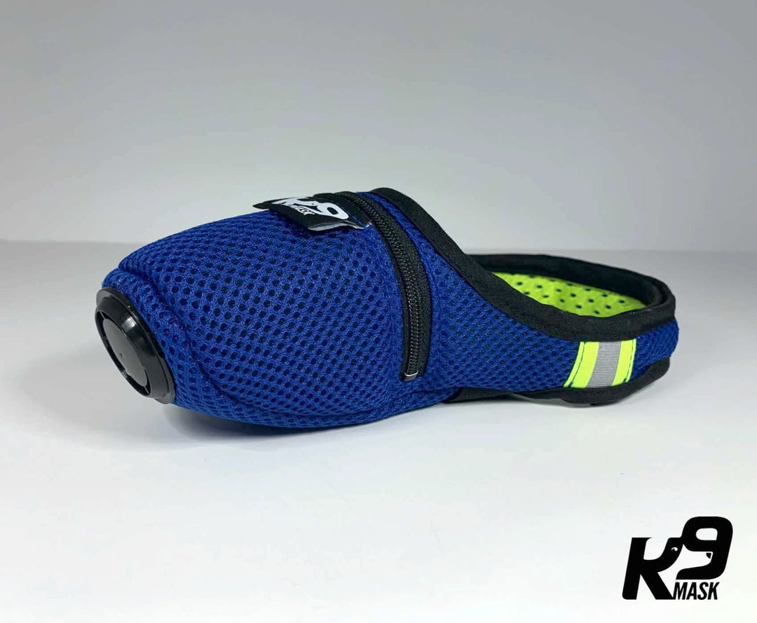 K9 Mask® for Dogs with 'Clean Breathe' Air Filters - Blue