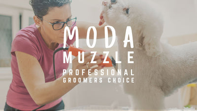 Moda Muzzle K9 Comfort Soft Mesh Muzzle for Dog Groomers Safety
