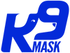 K9 Mask Air Filter näomaski respiraator koertele logo