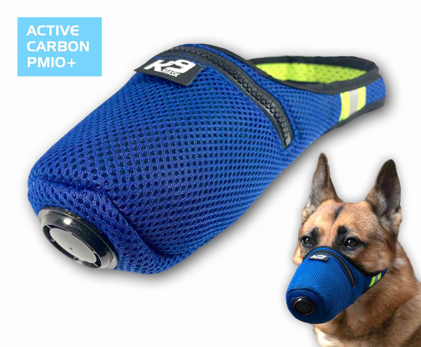 K9 Mask® Clean Breathe Dog Air Filter Mask Active Carbon Filter
