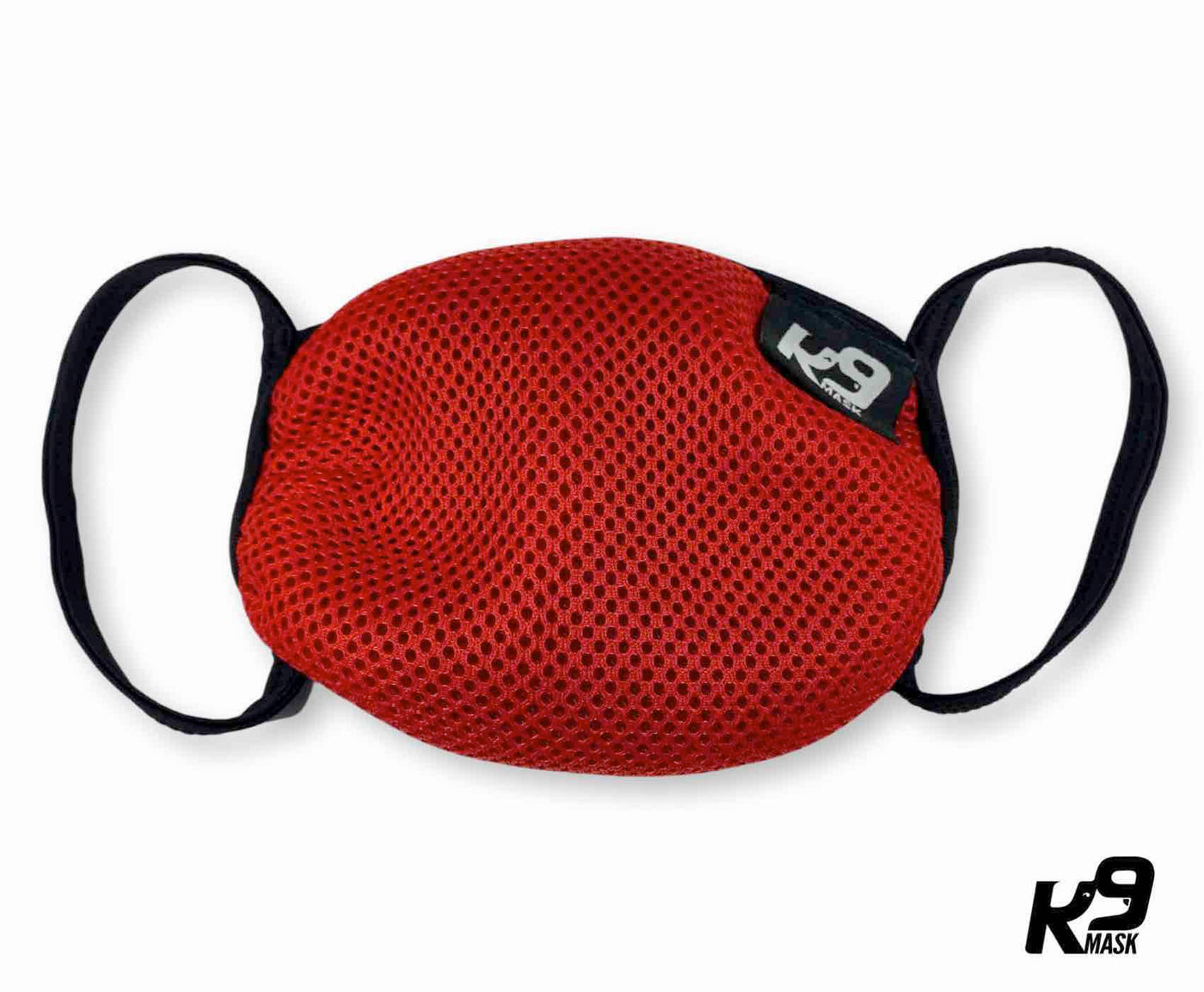 K9 Mask® for Humans clean breathe air face mask red