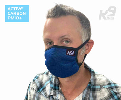 K9 Mask® for Humans man clean breathe air filter