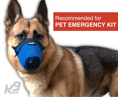 Air Filter Mask for Dog Pet Emergency Kit 